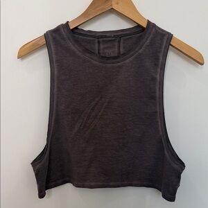 Lululemon Athletica Women’s Sleeveless Crop Top – Dark Purple/Grey – Est. 8